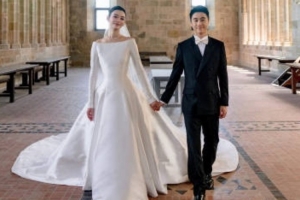 何猷君,凯尔特人股东,与超模奚梦瑶盛大举办婚礼&谷爱凌到场