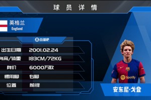 超8000万欧加盟！戈登个人高光集锦来袭，巴萨新援锋芒尽显！
